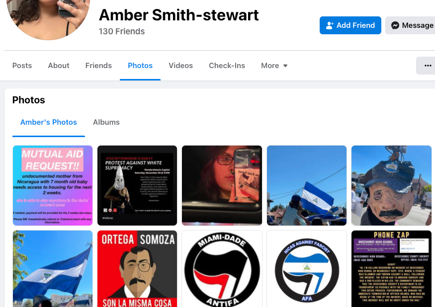 Amber Smith-Stewart's Facebook